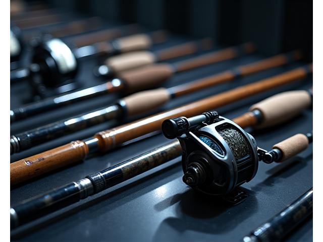 高級釣り竿とリール